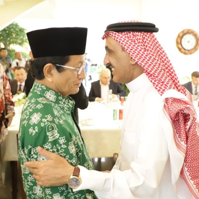 Pertemuan Menteri Agama RI, Nasaruddin Umar dan Duta Besar Arab Saudi, Faisal bin Abdullah Al-Amudi (kemenag.go.id)