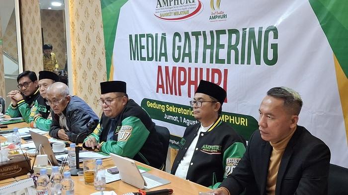 Amphuri dalam Media Gathering Jakarta, Jumat (/8/2025) menyatakan sikap kritis terhadap Rancangan Undang-Undang (RUU) revisi UU Nomor 8 Tahun 2019 (Dok. tribunnews.com)